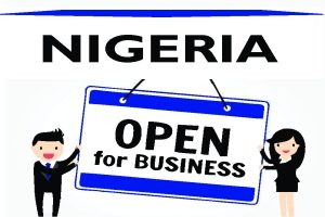 Einfacher Maachen Business an Nigeria: Nigerian Regierung empfänkt auslännesch direkt Investitioun an auslännesch Investissementer Portfolio. Auslänneschen Investisseuren sinn déi selwecht wéi lokal Investisseuren ënner Nigeria d'Gesetzer an de Ranking vun der Liichtegkeet vun maachen Betrib an Nigeria huet vill als Resultat vun Politik Reformen vun der Nigerian Regierung ëmgesat verbessert behandelt.